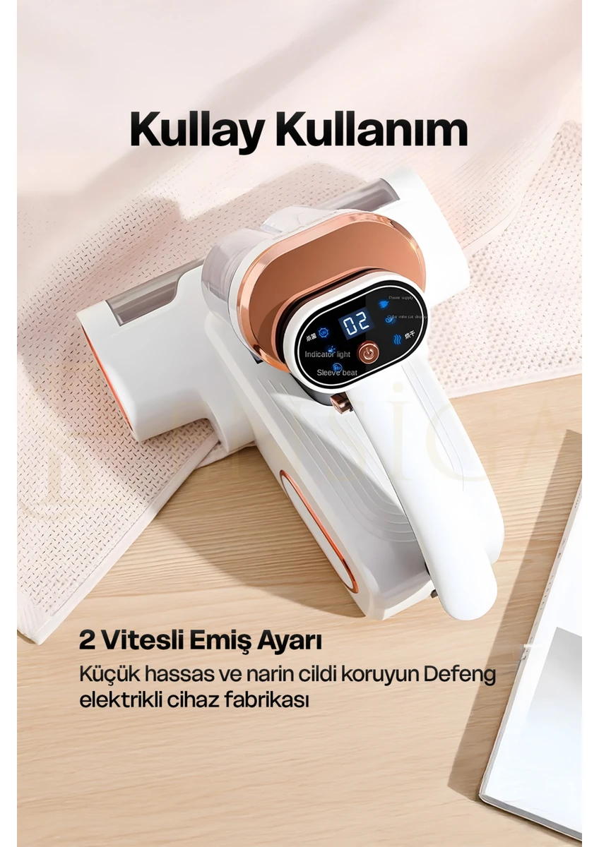 Ensiga Kablosuz Yeni Tasarım Uv Işık ve Hepa Filtre ile Oem Yatak Temizleyici Yatak Toz Elektrikli Süpürge